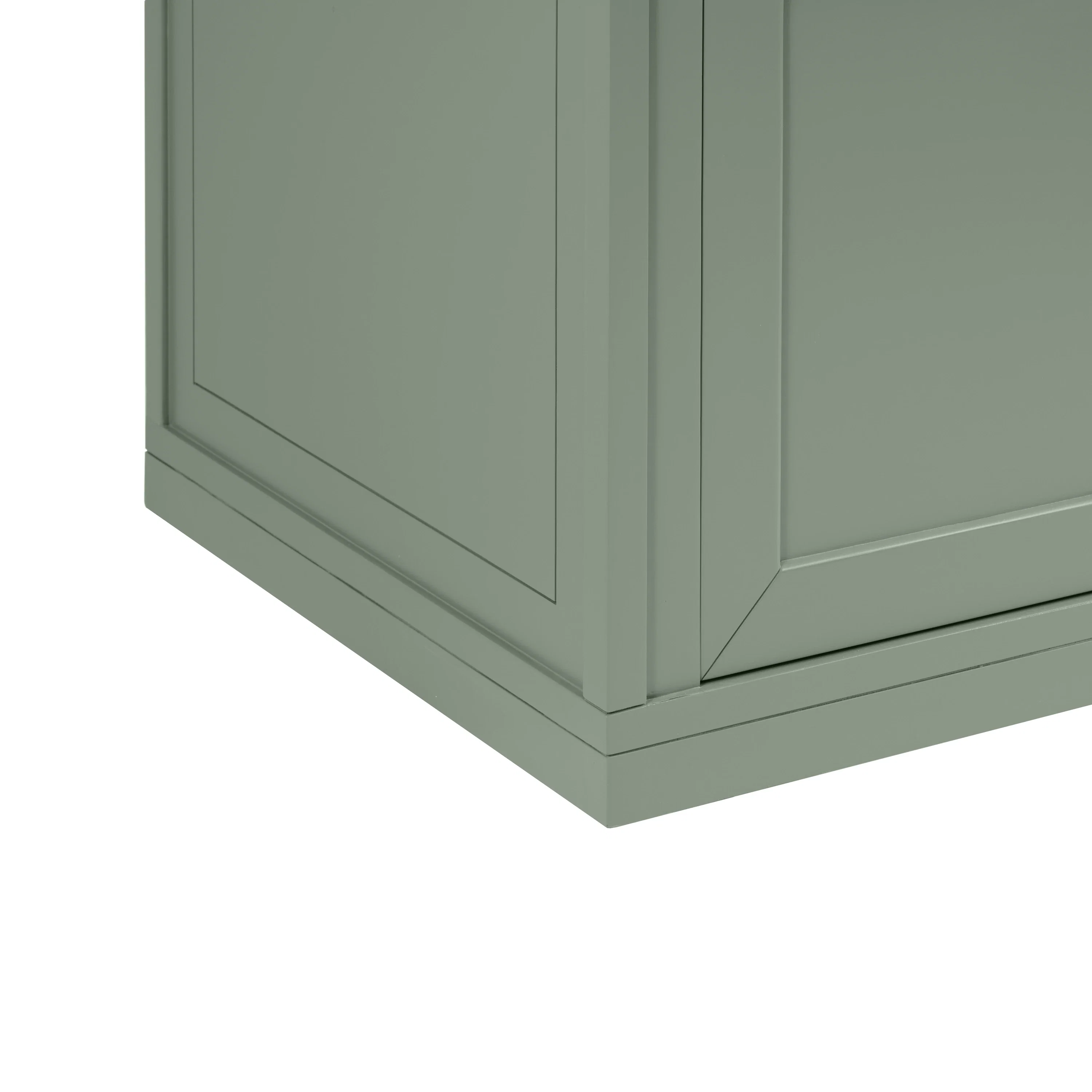 Chicago 48" Single Vanity, Smokey Celadon, w/ 3 CM Charcoal Soapstone Silestone® Top