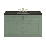 Chicago 48" Single Vanity, Smokey Celadon, w/ 3 CM Phantome Eclos Top