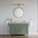 Chicago 48" Single Vanity, Smokey Celadon, w/ 3 CM Tajnar Eclos Top