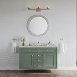 Chicago 48" Single Vanity, Smokey Celadon, w/ 3 CM Tajnar Eclos Top
