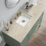 Chicago 48" Single Vanity, Smokey Celadon, w/ 3 CM Tajnar Eclos Top