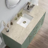Chicago 48" Single Vanity, Smokey Celadon, w/ 3 CM Tajnar Eclos Top