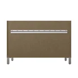 Chicago 48" Single Vanity, Walnut Whisper, w/ 3 CM Parisien Bleu Silestone® Top w/FreePower Wireless Charger