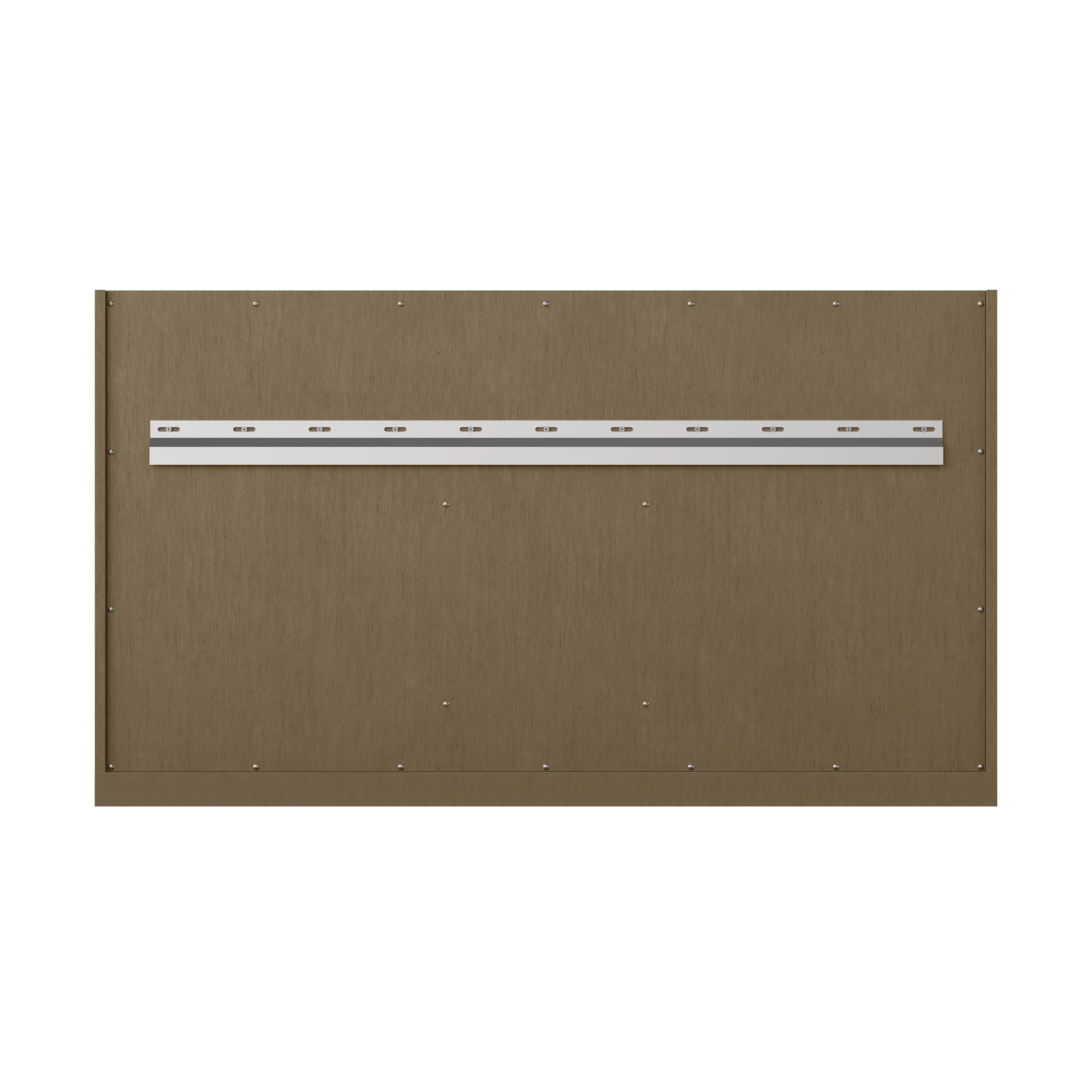 Chicago 48" Single Vanity, Walnut Whisper, w/ 3 CM Parisien Bleu Silestone® Top w/FreePower Wireless Charger