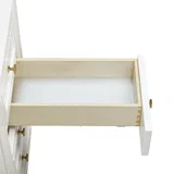 Chicago 60" Double Vanity, Glossy White, w/ 3 CM Eternal Jasmine Pearl Silestone® Top