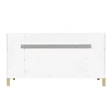 Chicago 60" Double Vanity, Glossy White, w/ 3 CM Phantome Eclos Top