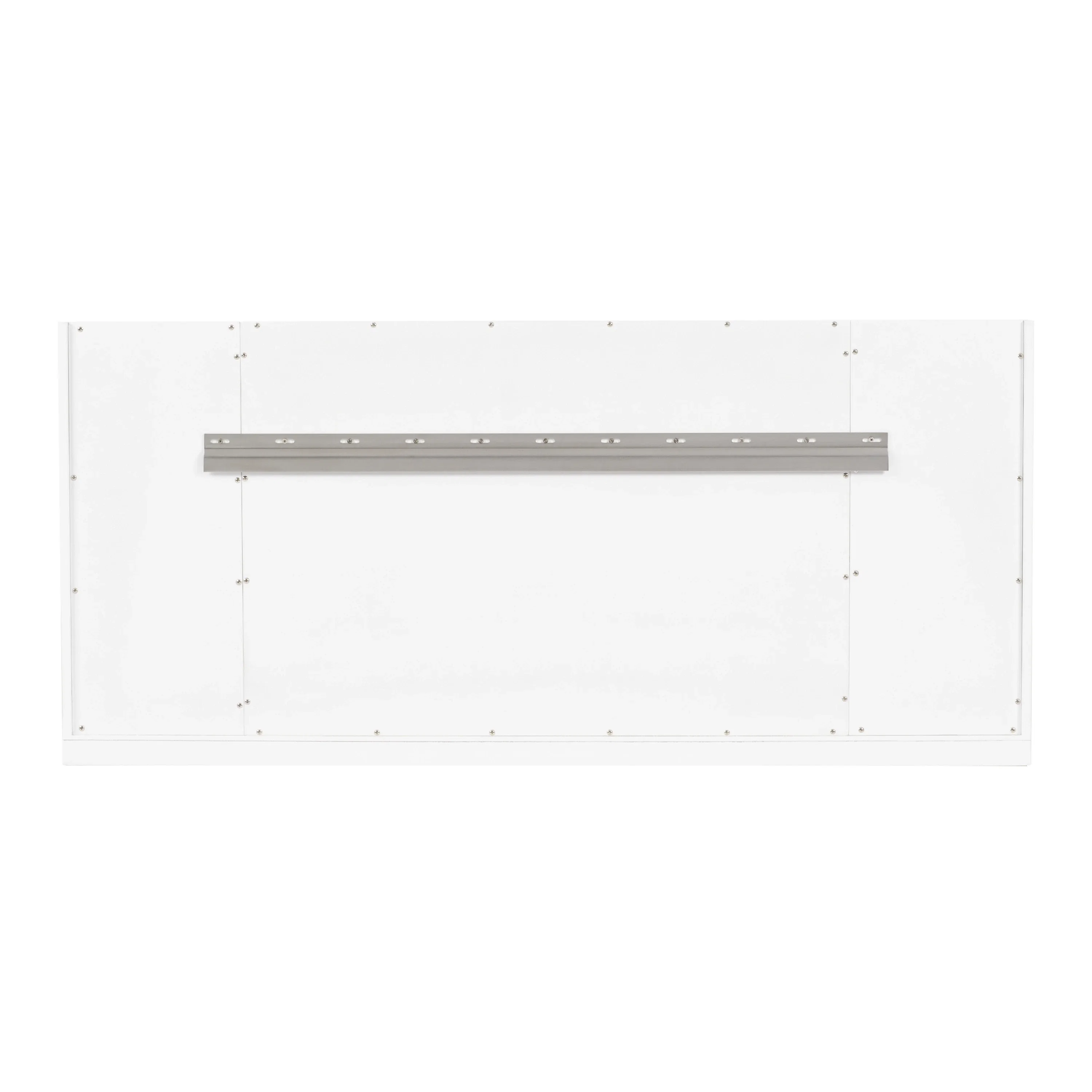 Chicago 60" Double Vanity, Glossy White, w/ 3 CM Parisien Bleu Silestone® Top w/FreePower Wireless Charger