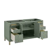 Chicago 60" Double Vanity, Smokey Celadon