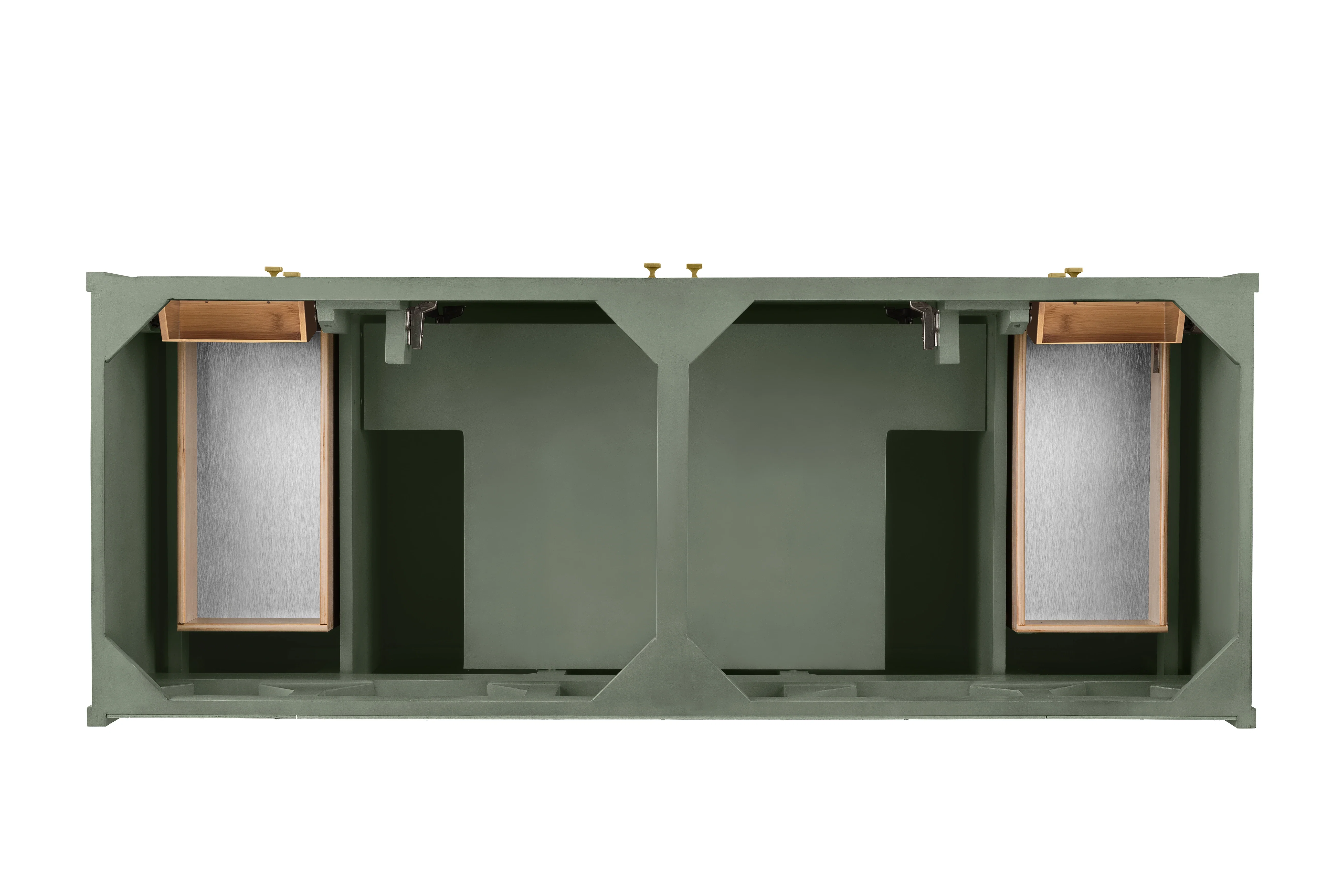 Chicago 60" Double Vanity, Smokey Celadon