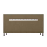Chicago 60" Double Vanity, Walnut Whisper, w/ 3 CM Tajnar Eclos Top