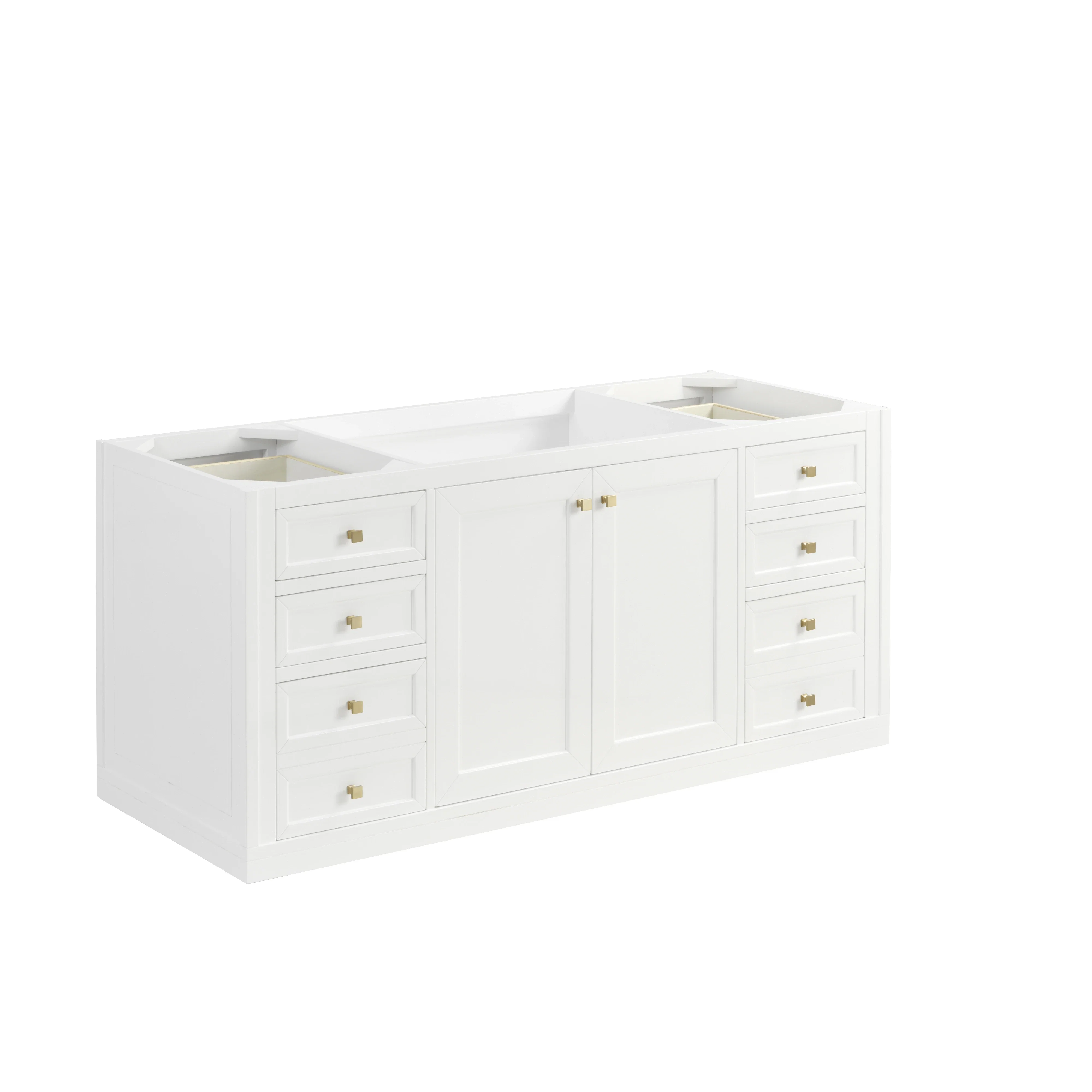 Chicago 60" Single Vanity, Glossy White