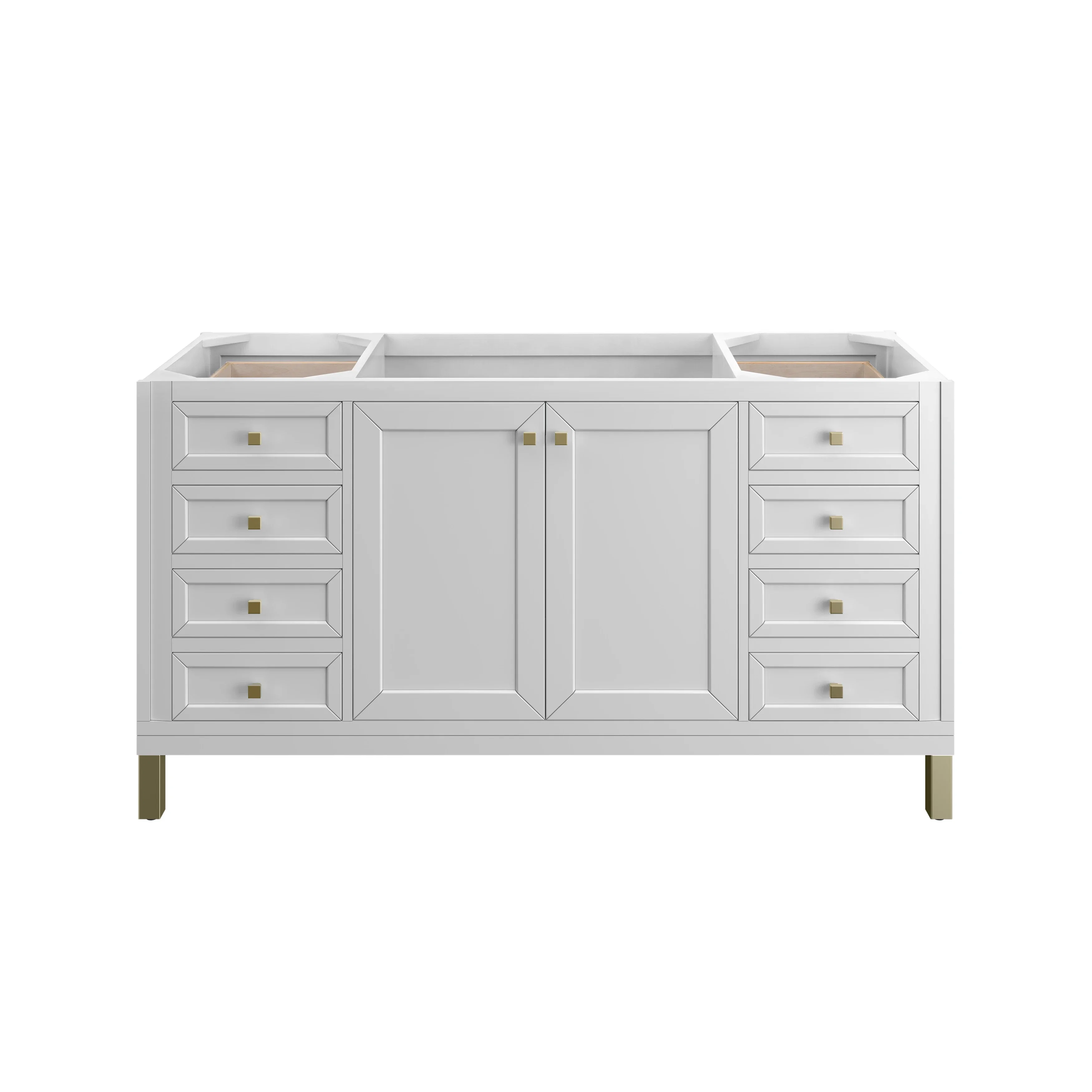 Chicago 60" Single Vanity, Glossy White