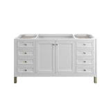 Chicago 60" Single Vanity, Glossy White