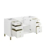 Chicago 60" Single Vanity, Glossy White