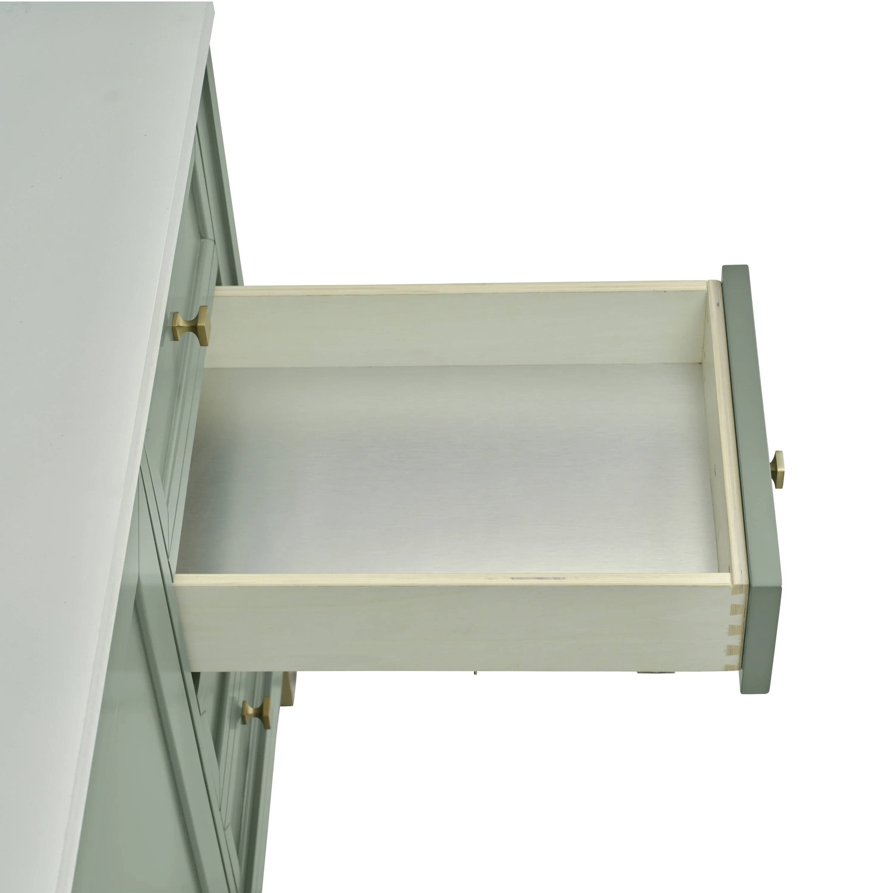 Chicago 60" Single Vanity, Smokey Celadon, w/ Single Hole 3CM White Zeus Silestone® Top & Backsplash