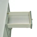 Chicago 60" Single Vanity, Smokey Celadon, w/ 3 CM Charcoal Soapstone Silestone® Top