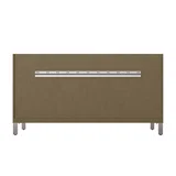 Chicago 60" Single Vanity, Walnut Whisper, w/ 3 CM Lime Delight Silestone® Top