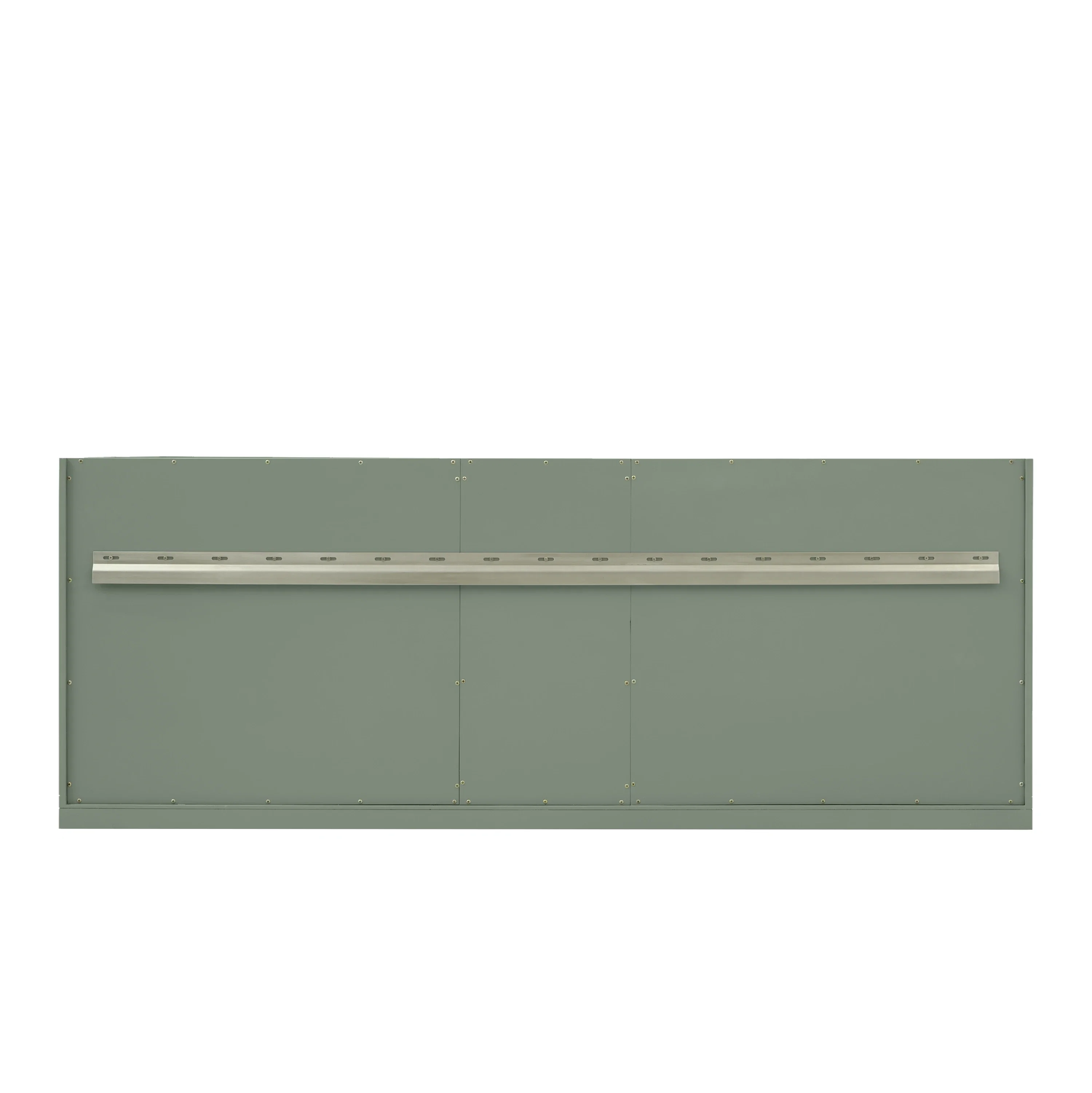 Chicago 72" Double Vanity, Smokey Celadon, w/ 3 CM Carrara Marble Top