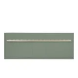 Chicago 72" Double Vanity, Smokey Celadon, w/ 3 CM Carrara Marble Top