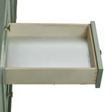 Chicago 72" Double Vanity, Smokey Celadon, w/ 3 CM Carrara Marble Top