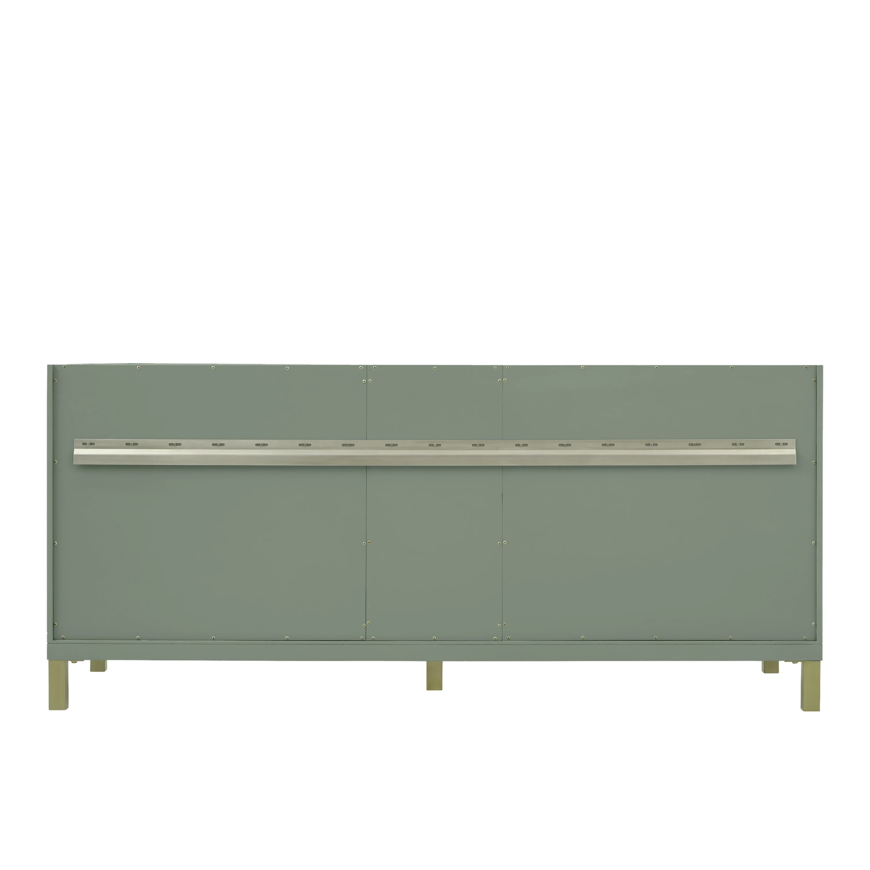 Chicago 72" Double Vanity, Smokey Celadon, w/ 3 CM Charcoal Soapstone Silestone® Top