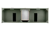 Chicago 72" Double Vanity, Smokey Celadon