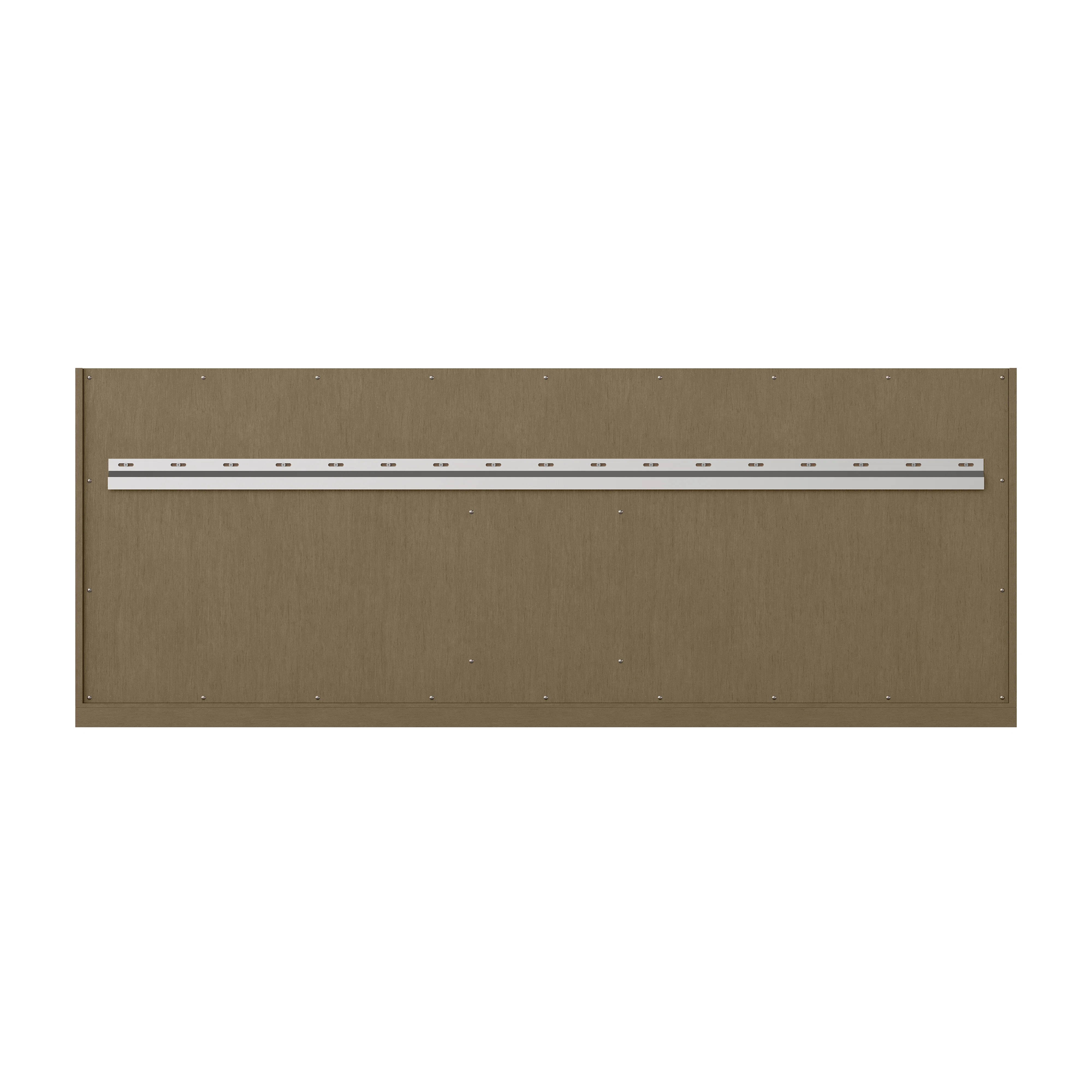 Chicago 72" Double Vanity, Walnut Whisper, w/ 3 CM Tajnar Eclos Top