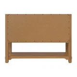 Malibu 48" Single Vanity, Amber Birch w/ 3 CM Ethereal Noctis Silestone Top