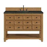 Malibu 48" Single Vanity, Amber Birch, w/ 3 CM Phantome Eclos Top