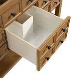 Malibu 60" Single Vanity, Amber Birch w/ 3 CM Charcoal Soapstone Top