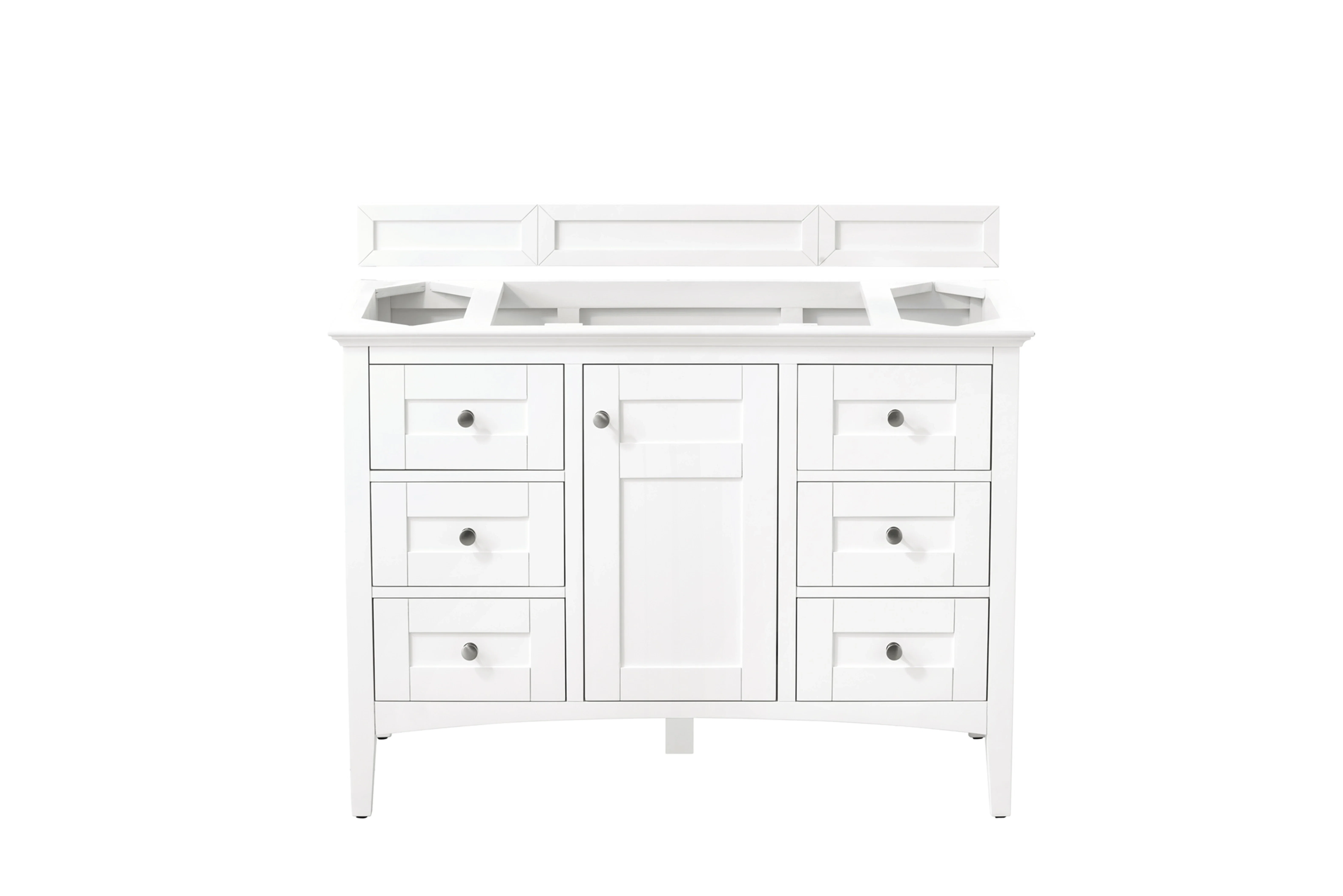 Palisades 48" Single Vanity Cabinet, Bright  White