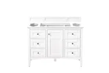 Palisades 48" Single Vanity Cabinet, Bright  White