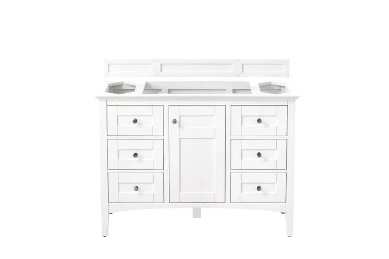 Palisades 48" Single Vanity Cabinet, Bright White
