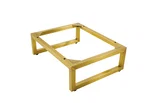 Chianti 20" Stainless Steel Base, Champagne Brass