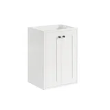 Chianti 20" Single Cabinet, Glossy White, Matte Black