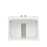 Chianti 20" Single Cabinet, Glossy White, Matte Black