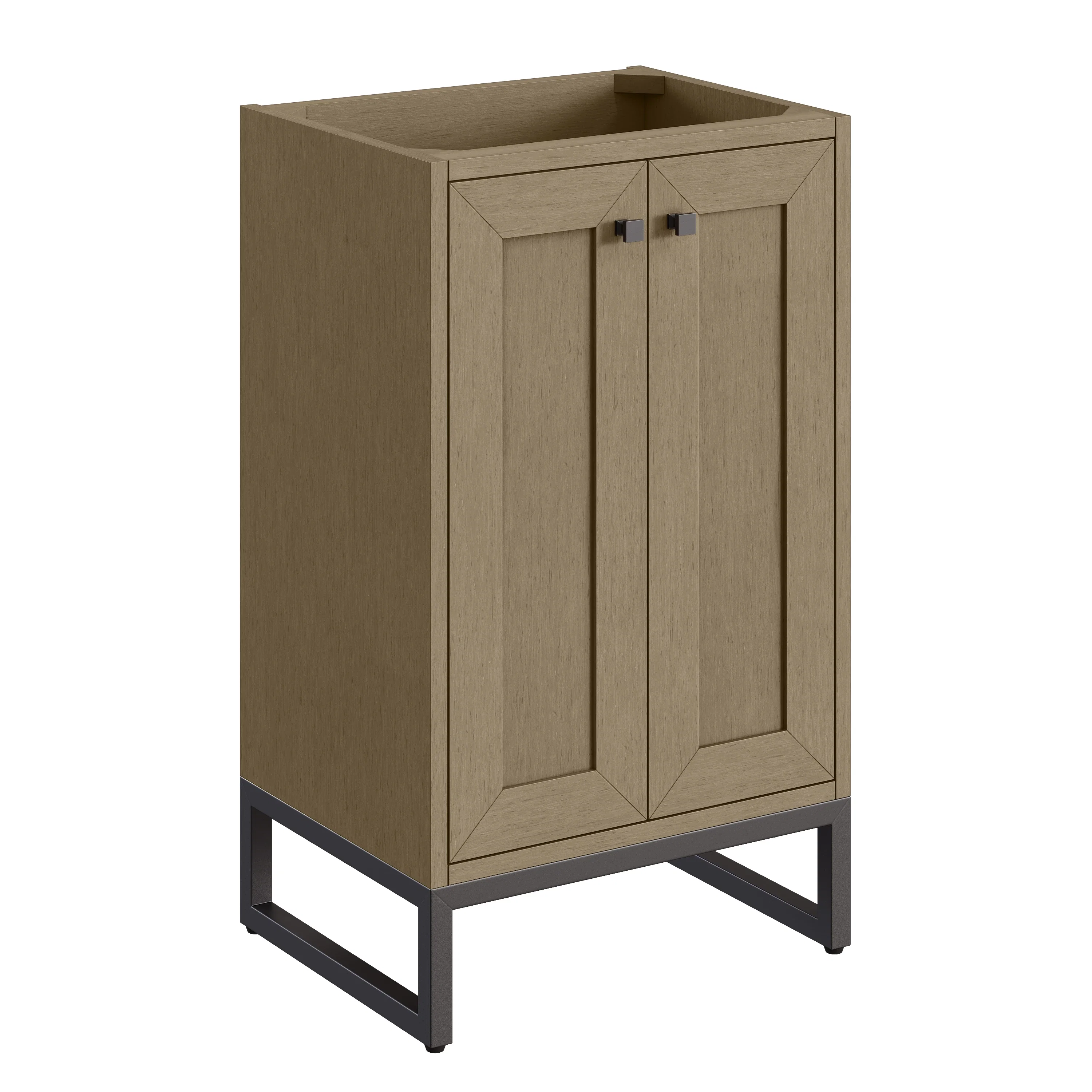Chianti 20" Single Cabinet, Walnut Whisper, Matte Black