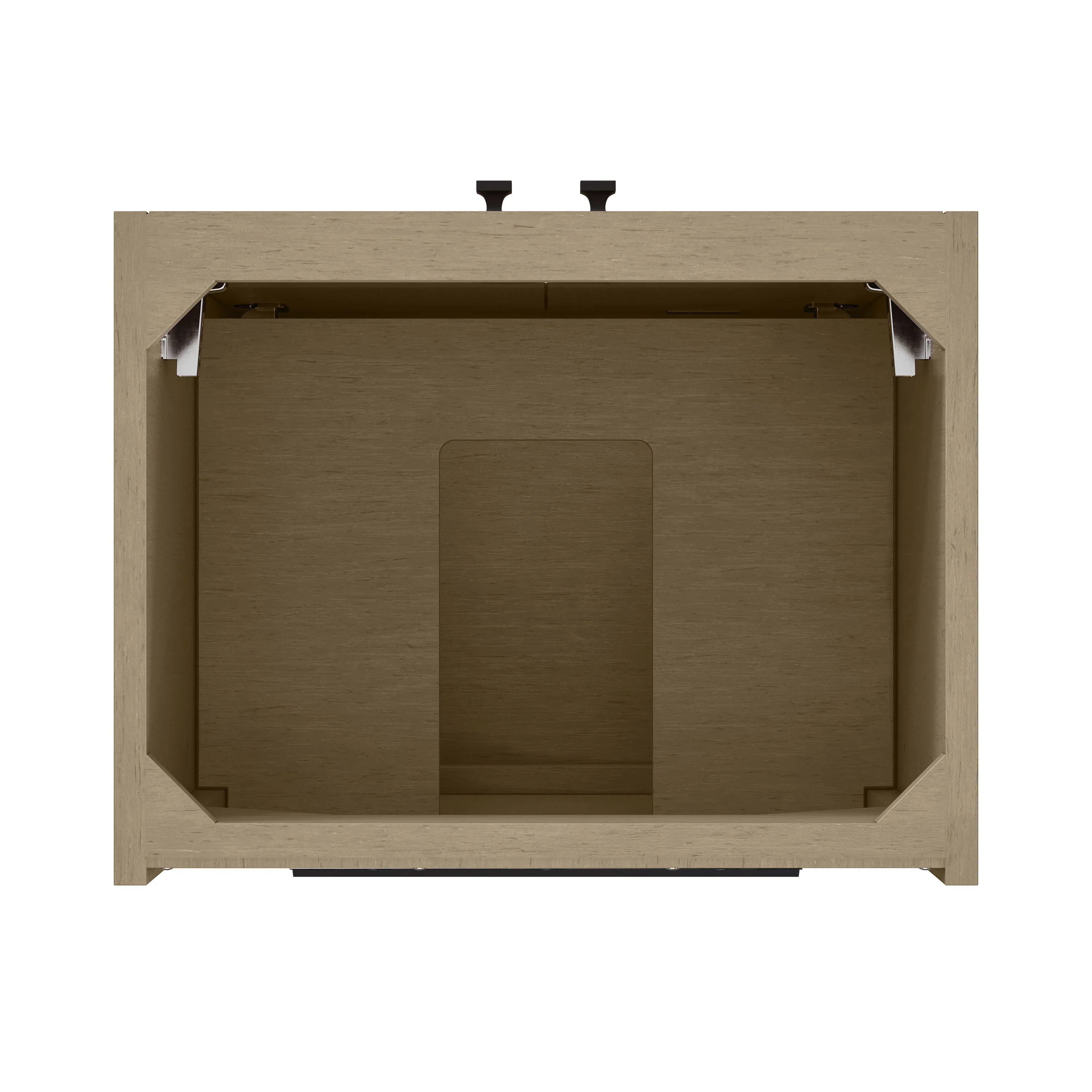 Chianti 20" Single Cabinet, Walnut Whisper, Matte Black