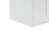 Chianti 24" Single Cabinet, Glossy White, Champagne Brass