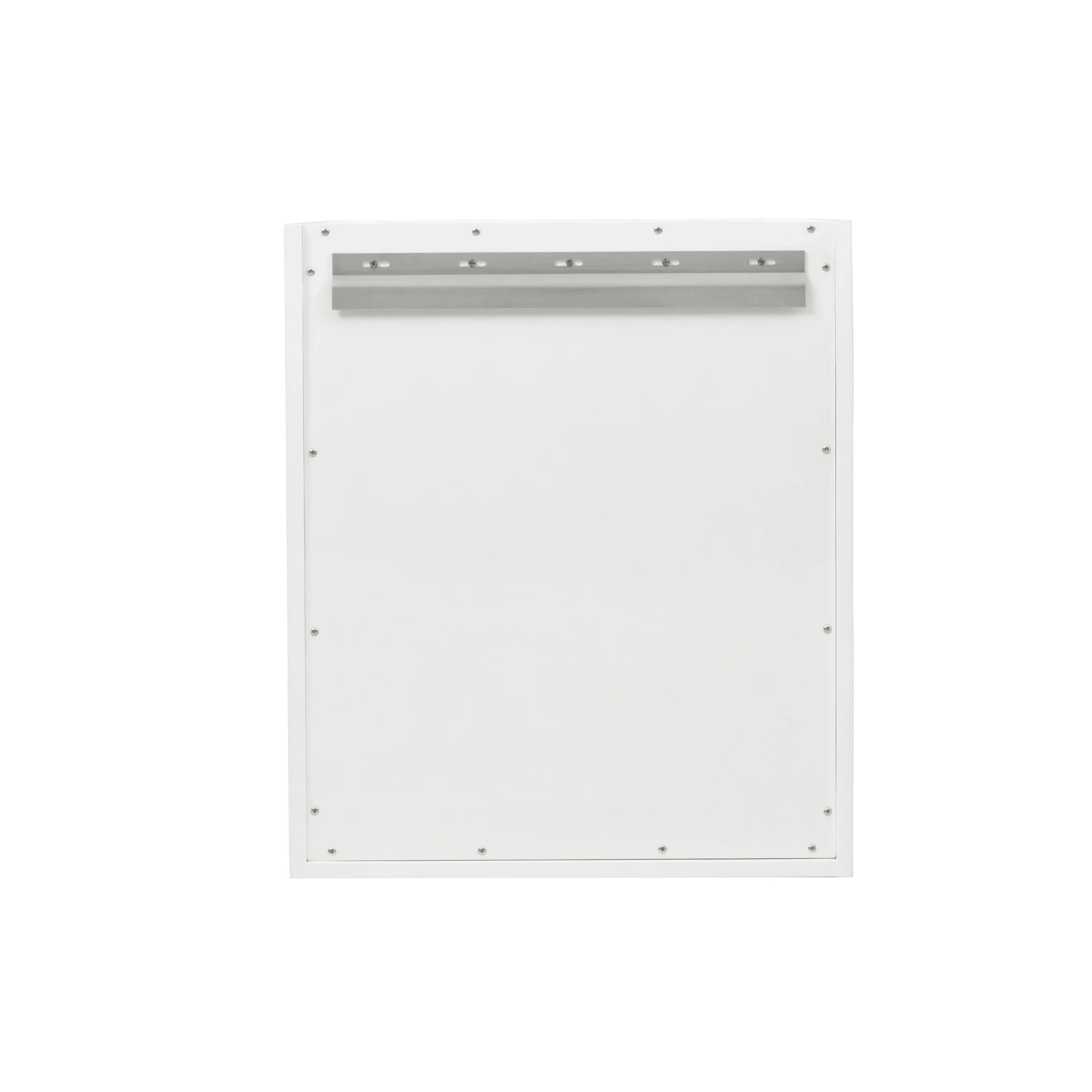 Chianti 24" Single Cabinet, Glossy White, Champagne Brass