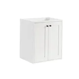 Chianti 24" Single Cabinet, Glossy White, Matte Black