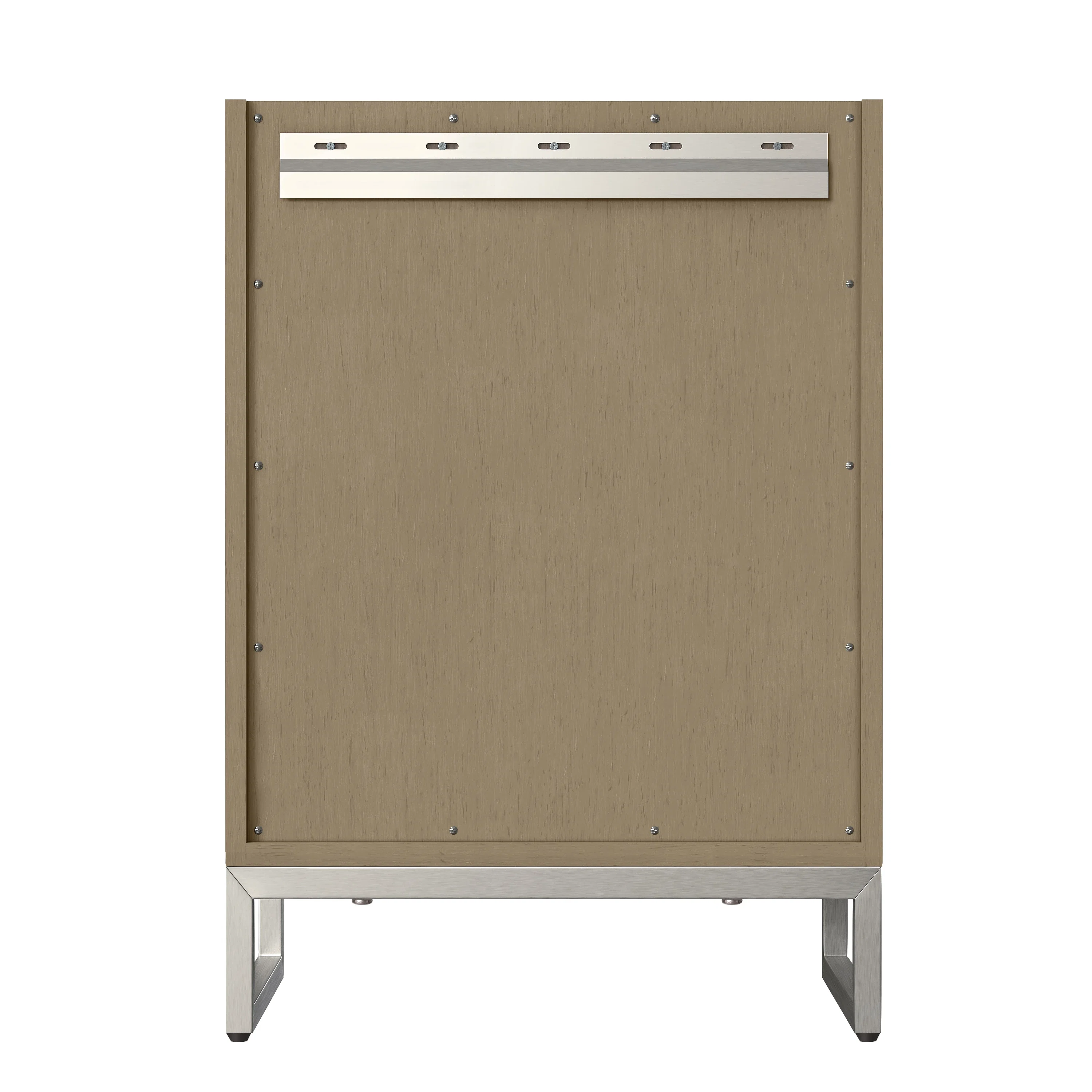 Chianti 24" Single Cabinet, Walnut Whisper, Brushed Nickel
