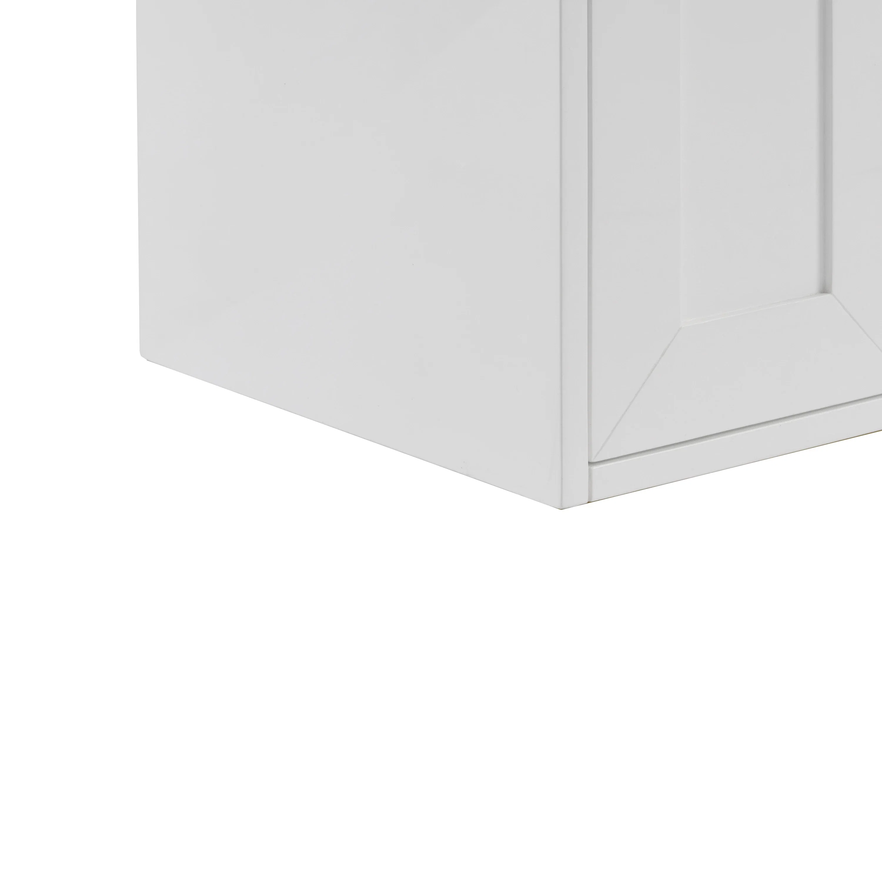 Chianti 20" Single Vanity, Glossy White, Champagne Brass, w/ White Glossy Composite Stone Top