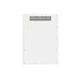 Chianti 20" Single Vanity, Glossy White, Matte Black, w/ White Glossy Composite Stone Top