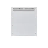 Chianti 24" Single Vanity, Glossy White w/ White Glossy Composite Stone Top
