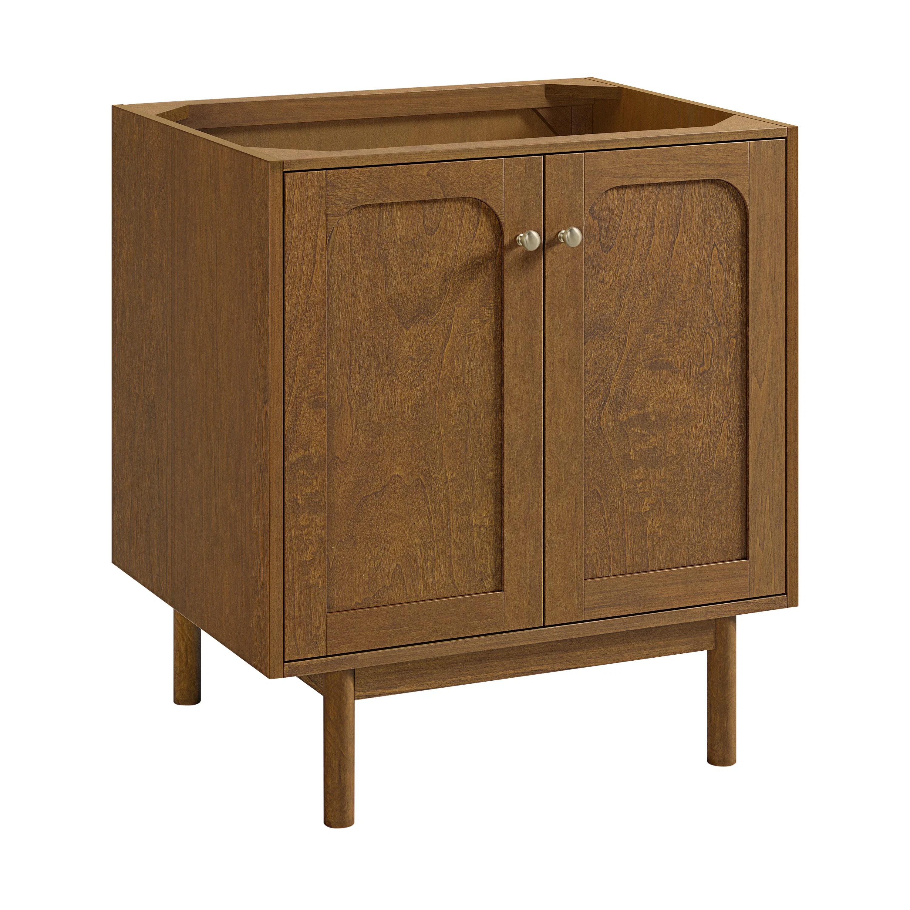 Laurent 30" Single Vanity, Honey Oak w/ 3 CM Parisien Bleu Silestone Top