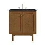 Laurent 30" Single Vanity, Honey Oak w/ 3 CM Phantome Eclos Top