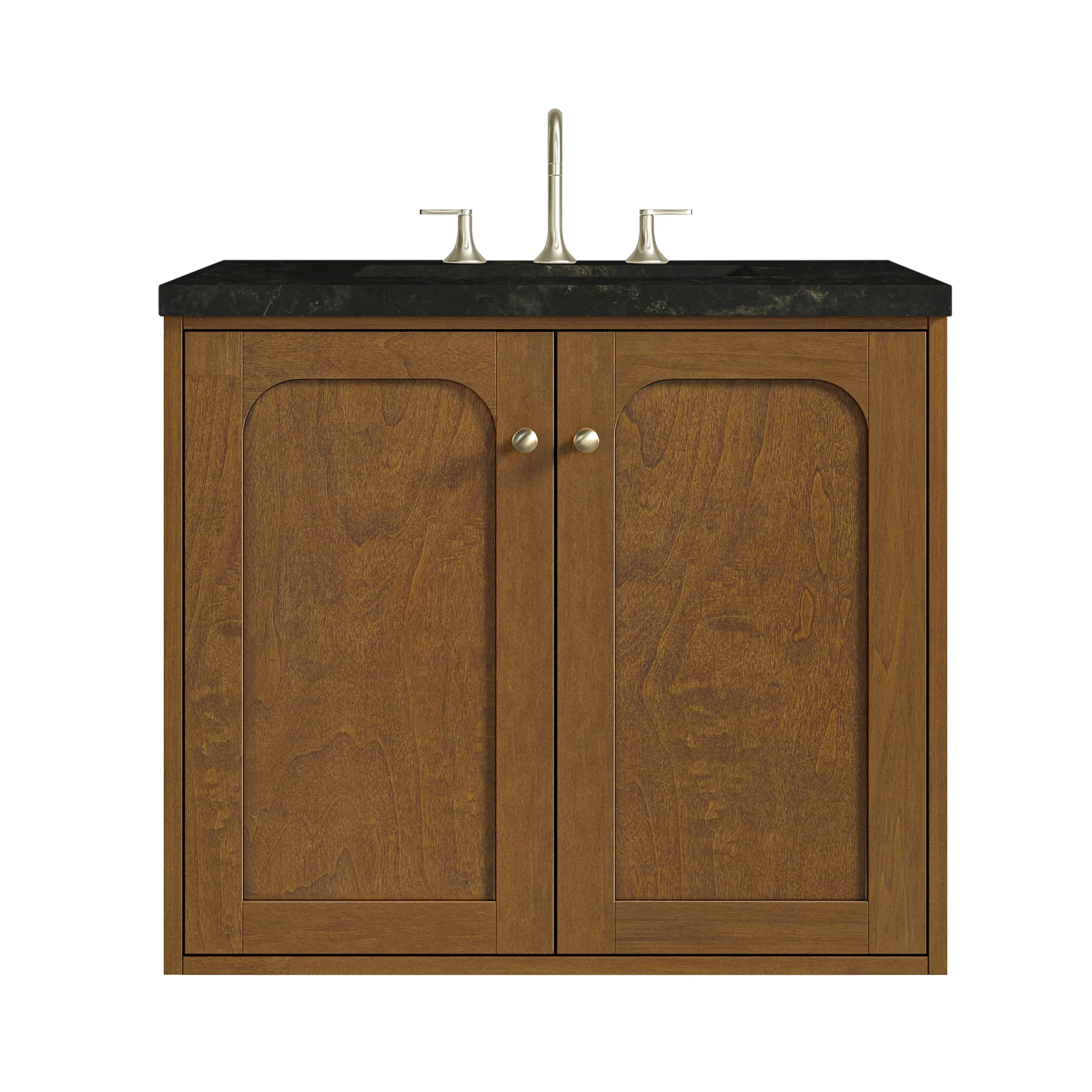 Laurent 30" Single Vanity, Honey Oak w/ 3 CM Phantome Eclos Top