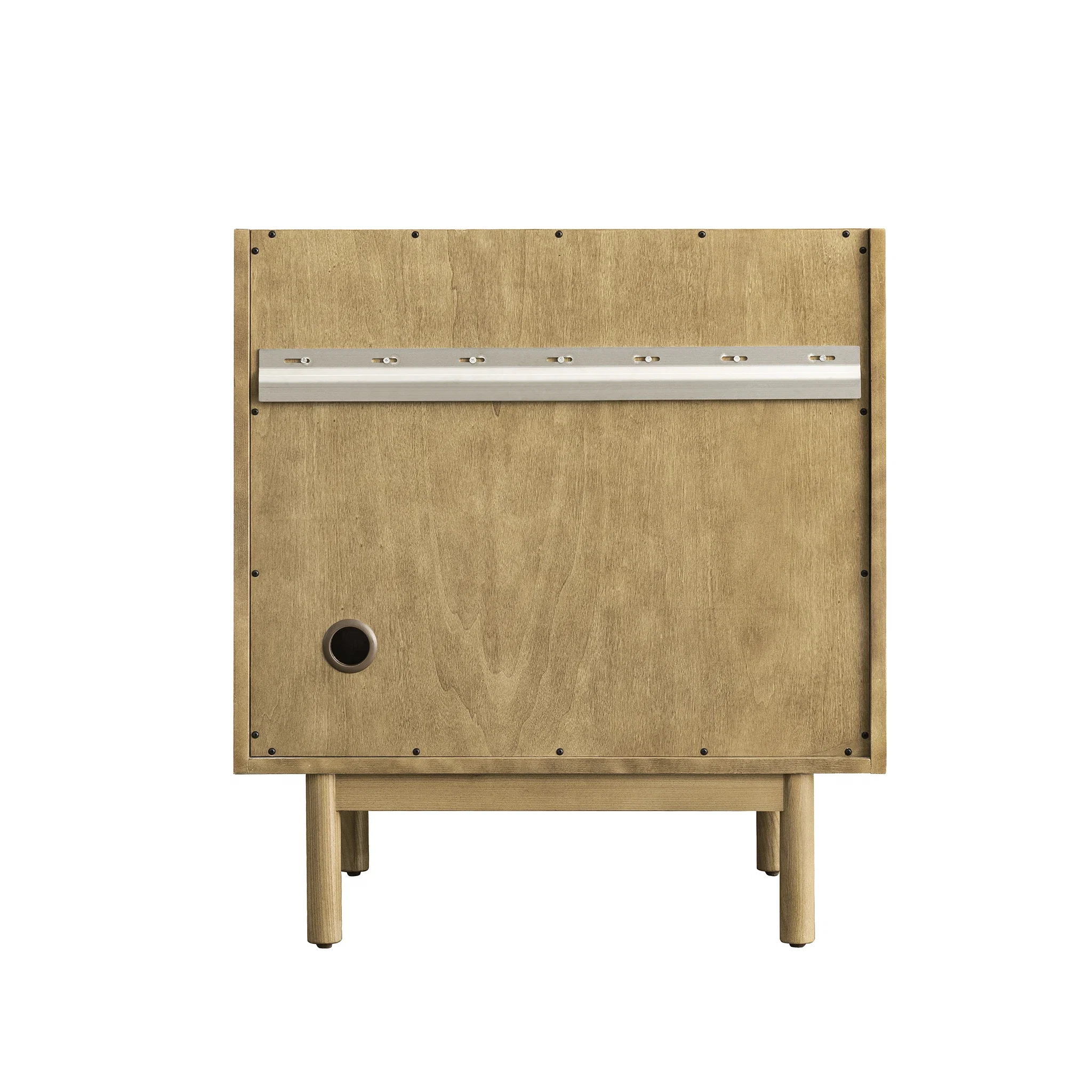 Laurent 30" Single Vanity, Light Natural Oak w/ 3 CM Carrara Marble Top