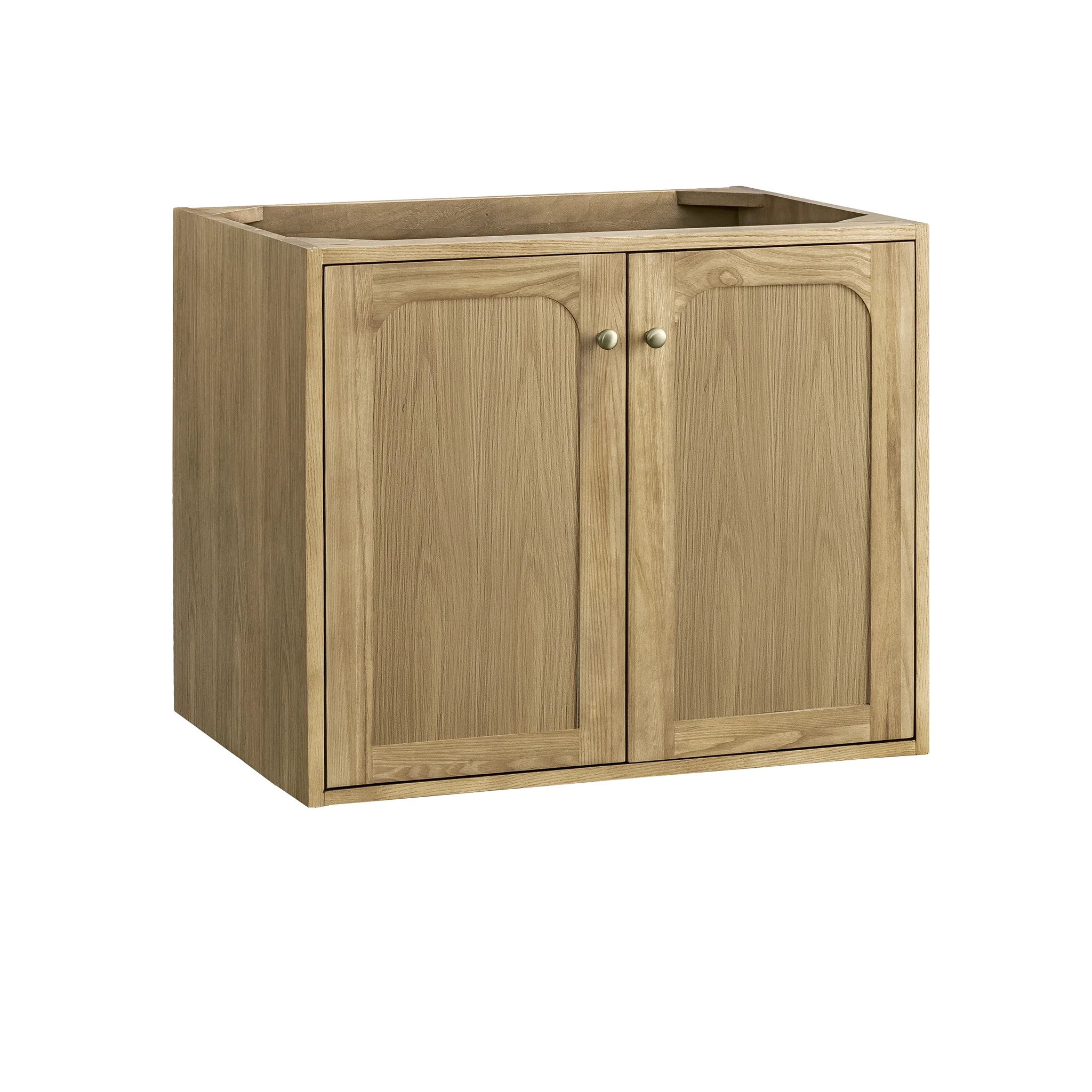 Laurent 30" Single Vanity, Light Natural Oak w/ 3 CM Eternal Jasmine Pearl Top